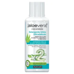 Zuccari Aloevera2 - Detergente intimo ultra delicato per la secchezza e le irritazioni, 250 ml