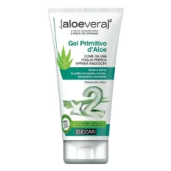 Zuccari Aloevera2 Gel Primitivo d'Aloe - Trattamento lenitivo per la pelle, 150 ml