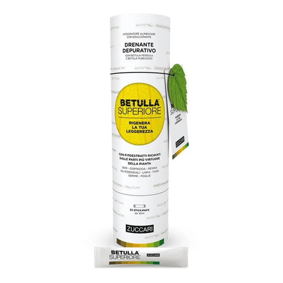 Zuccari Betulla Superiore Integratore Alimentare, 25 Stick Pack