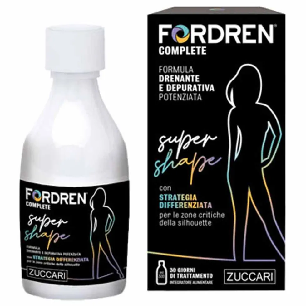 Zuccari Fordren - Complete Super Shape Drenante Depurativo Anti Cellulite, 300ml