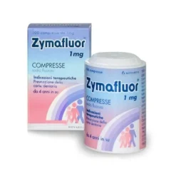 Zymafluor 1mg Sodio Fluoruro Prevenzione Carie dai 4 Anni, 100 Compresse