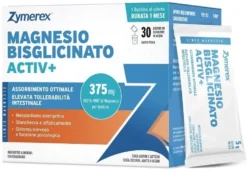Zymerex Magnesio Bisglicinato - Integratore per la stanchezza e la carenza di minerali, 30 bustine