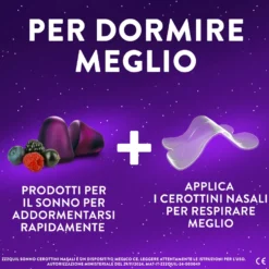 ZzzQuil Cerottini nasali - Cerotti per la congestione nasale e il russamento, taglia M, 10 pezzi